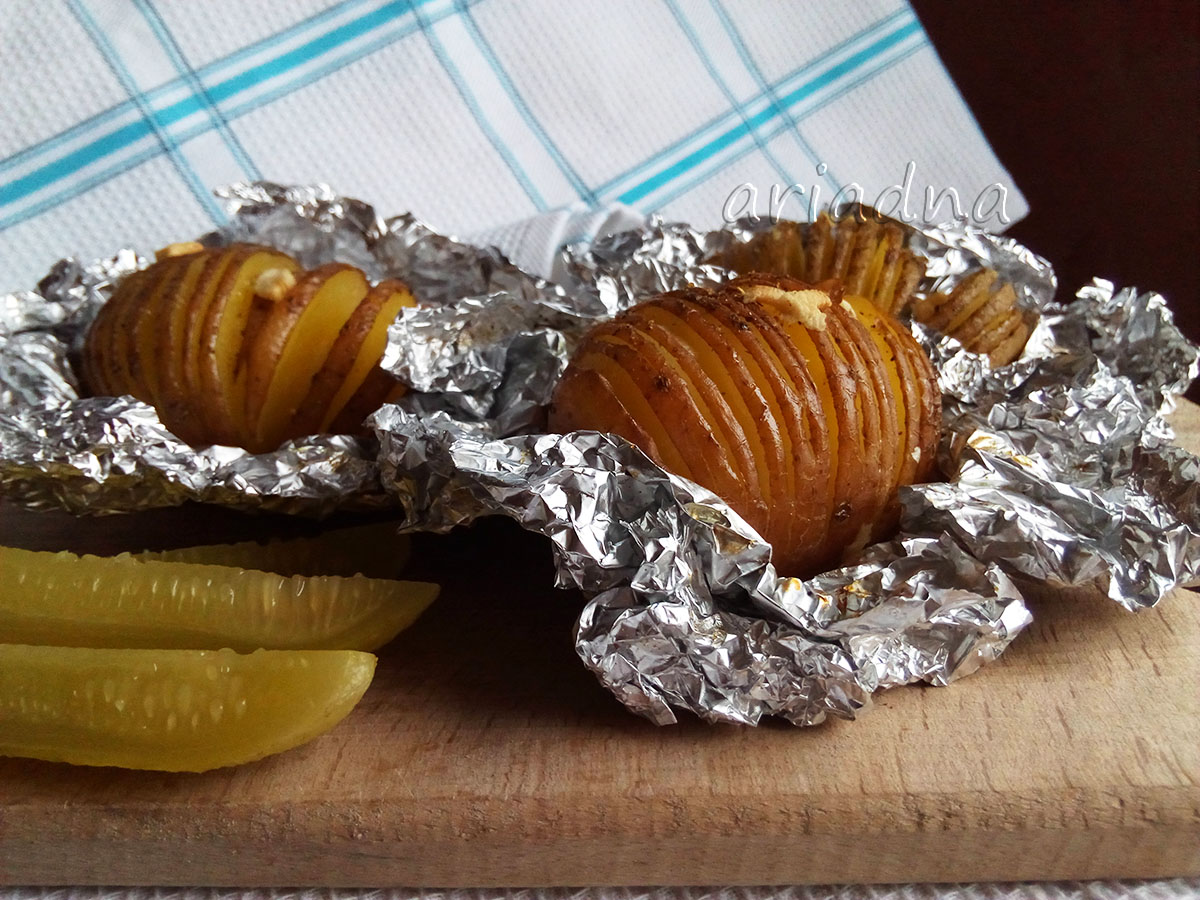 Patate a fisarmonica al forno