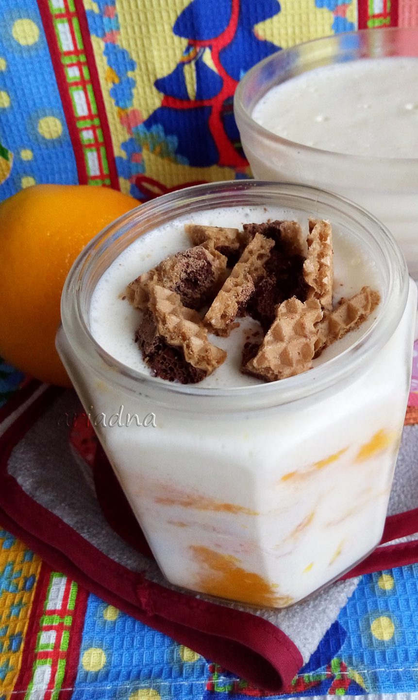 Soufflé di kefir all'arancia