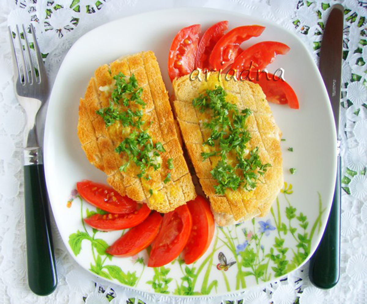 Pollo nel pane