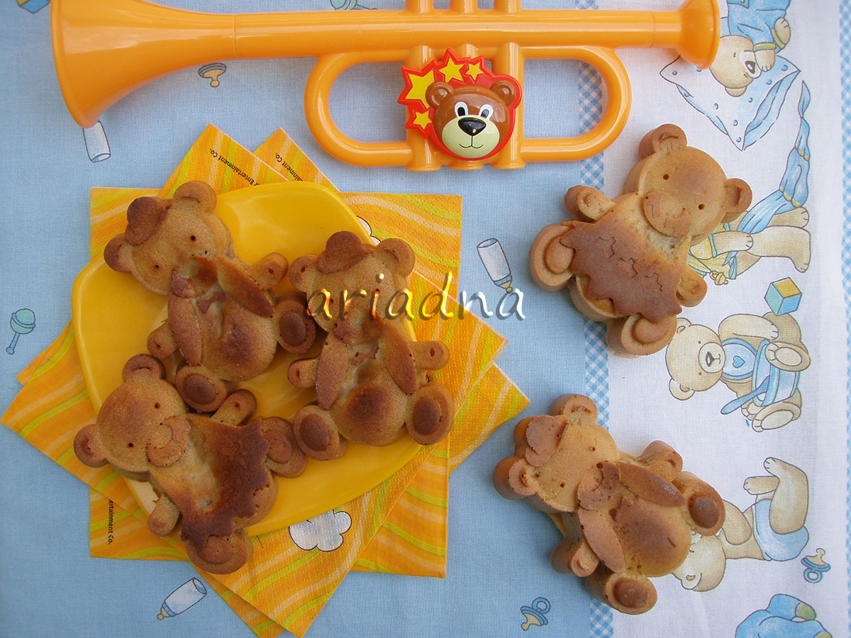 Мишки Барни с банановой начинкой