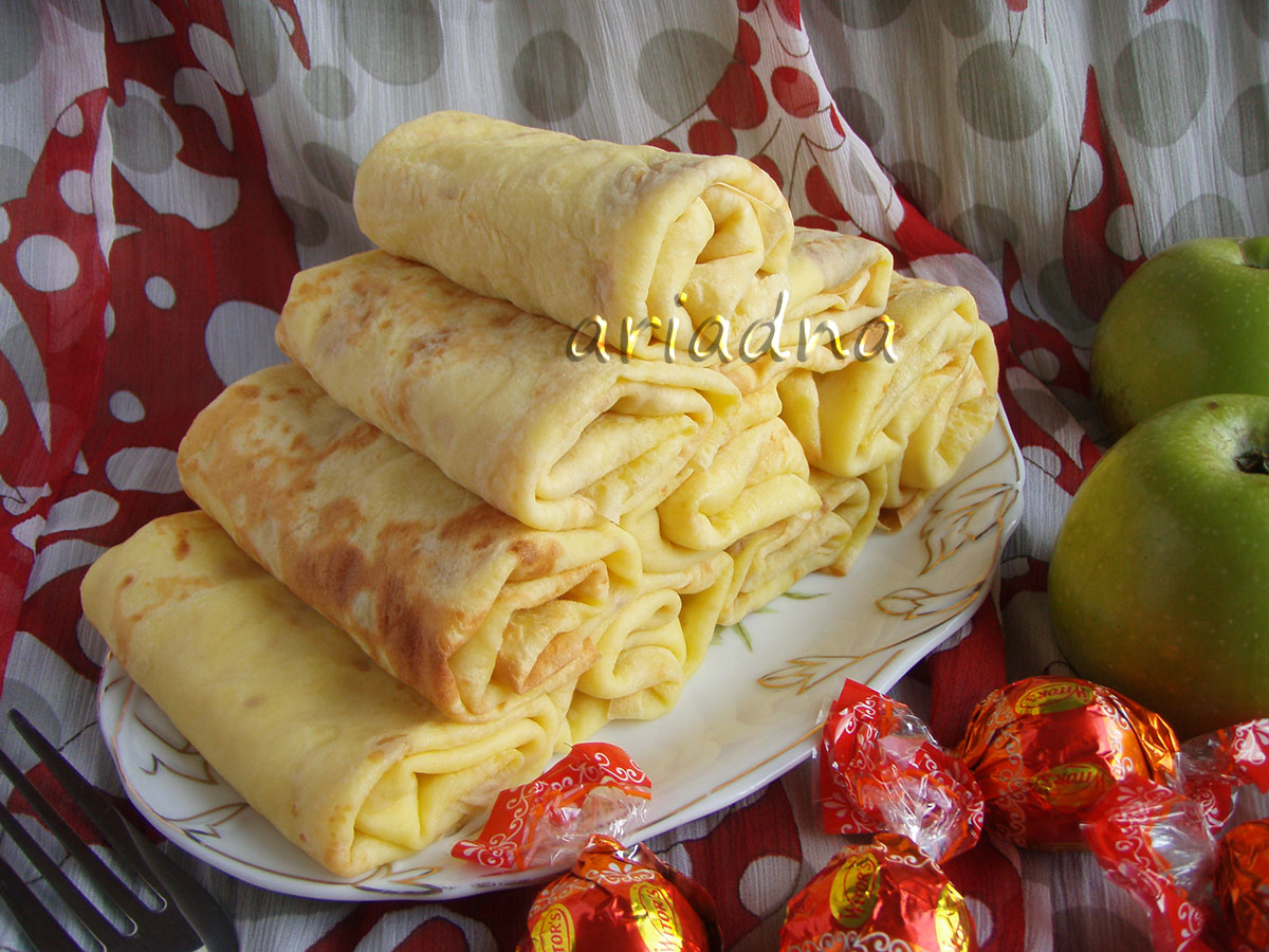 Млинці на качиних яйцях