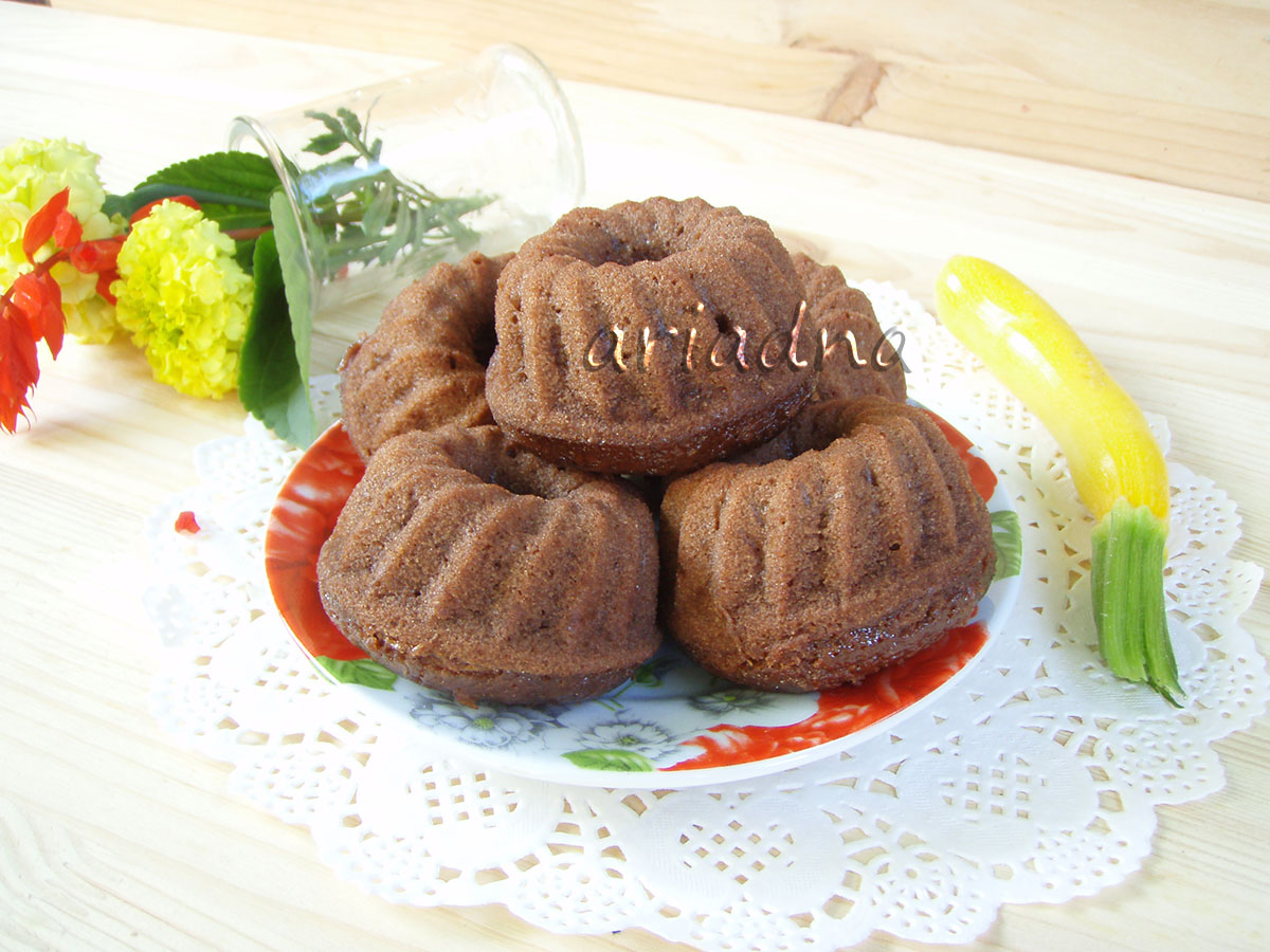 Шоколадные маффины с кабачком