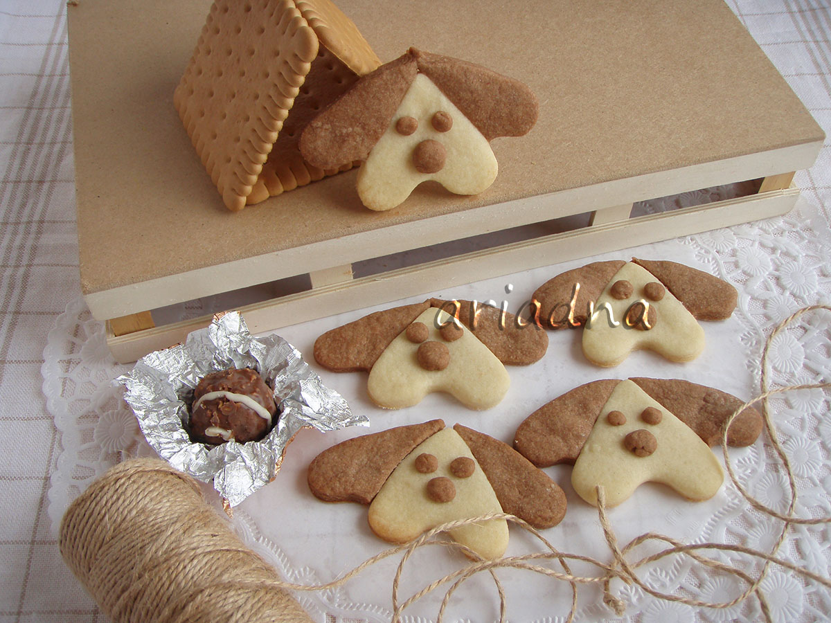 Biscotti "Fido" al cioccolato e vaniglia